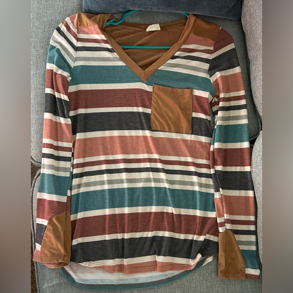 Lovely and Melody Stylish VNeck Blouse